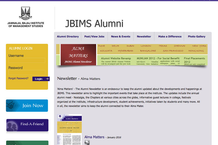 JBIMS Alumni